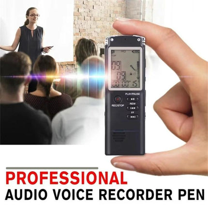 Compact Voice Recorder for Everyday Business and Personal Notes handheld digital recorder capturing meeting and lecture audio for clear playback