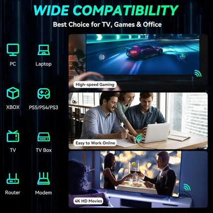 Cat 8 Ethernet Cable with Durable Shielding for Reliable Connections | Syndmart