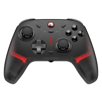 GameSir Controller for Everyday Gaming Sessions at Home — black wireless controller with red LED accents for Switch PC and mobile