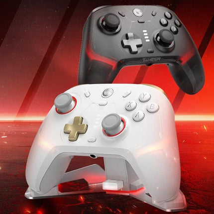 GameSir Controller for Everyday Gaming Sessions at Home - white and black wireless controllers shown for Switch, PC and mobile connectivity