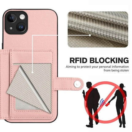 Essential Phone Case With Card Storage For Everyday Errands - pink PU leather wallet case with RFID blocking slot and magnetic clasp