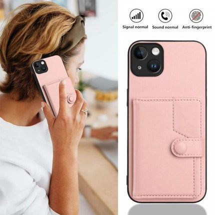 Essential Phone Case With Card Storage For Everyday Errands - slim pink PU leather wallet case with built-in card slot and snap closure