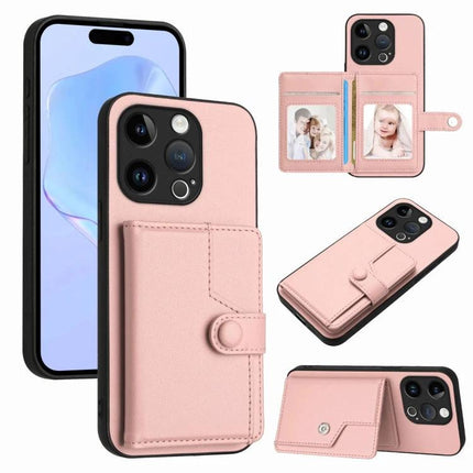 Essential Phone Case With Card Storage For Everyday Errands - pink PU leather wallet phone case with built-in card slots and slim TPU protection