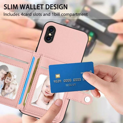 Versatile Card Slot Phone Case For Everyday Carry And Quick Errands On The Go Daily slim wallet design with built-in card slots holding credit card and phone