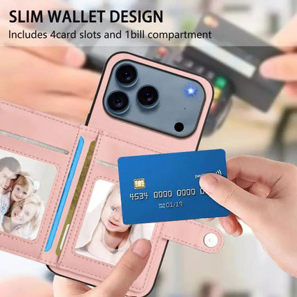 Phone Case With Built-In Wallet For Everyday Card Protection