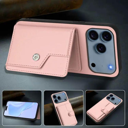 Phone Case With Built-In Wallet For Everyday Card Protection