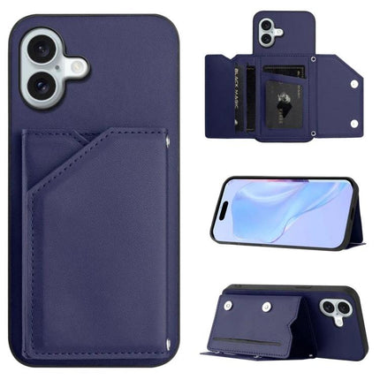 Compact Phone Case With Card Holder For Daily Essentials - slim purple leather wallet case with card slots and kickstand
