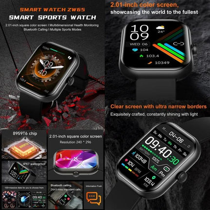 Daily Wrist Companion for Health Monitoring in Daily Life - slim smartwatch showing heart rate, steps, distance and message reminders