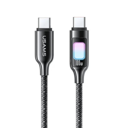 USAMS Colorful Light Cable for Daily Home Charging
