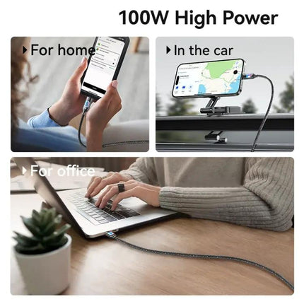 USAMS Colorful Light Cable for Daily Home Charging