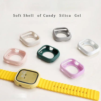 Silicone Half-Cover Watch Case For Apple Watch 40mm