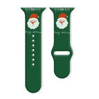 For Apple Watch 42mm / 41mm / 40mm / 38mm / Santa Claus Green