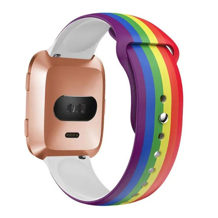 22mm Printed Silicone Watch Strap for Fitbit Versa 2 Lite