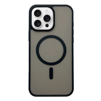Essential Protective Case for Daily iPhone Handling and Travel — slim matte acrylic TPU case with MagSafe ring for commuters and travelers