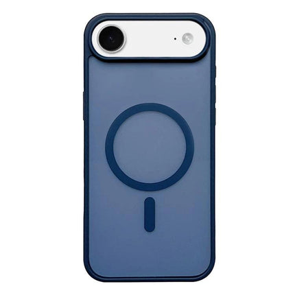 Phone Case for Everyday iPhone Protection and Daily Use, Slim and Durable for Everyday Carry - navy blue MagSafe-compatible slim TPU acrylic case
