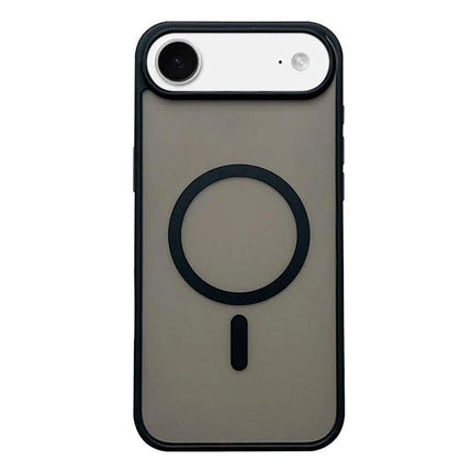 Phone Case for Everyday iPhone Protection and Daily Use, Slim and Durable for Everyday Carry showing slim matte acrylic TPU case with MagSafe ring and raised camera lip