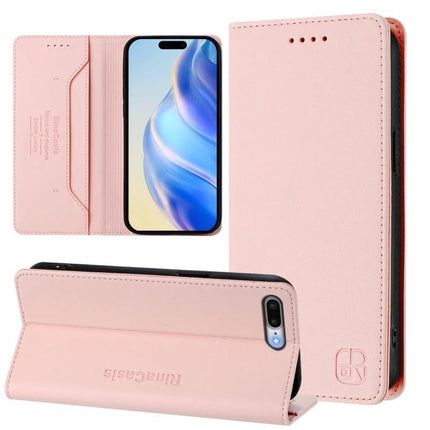 Leather Phone Case With Card Slots For Everyday Errands Slim Protective Design That Fits In Pocket - pink folio with card slots and stand