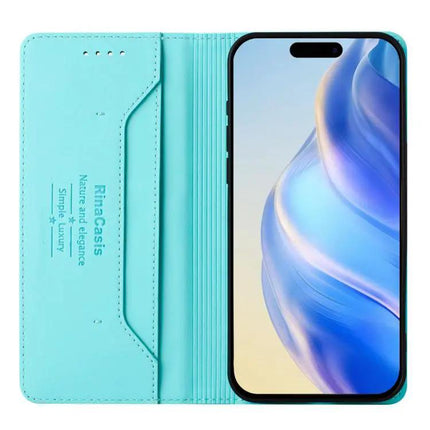 Dual-Folded Magnetic RFID Leather Phone Case For Everyday Use