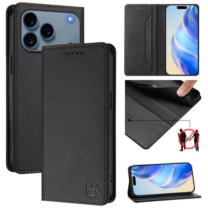 Dual-Folded Magnetic RFID Leather Phone Case For Everyday Use