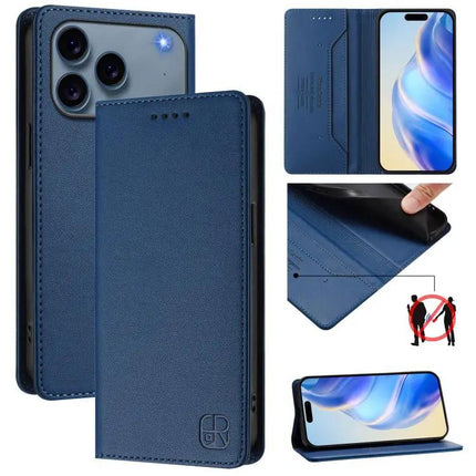 Dual-Folded Magnetic RFID Leather Phone Case For Everyday Use