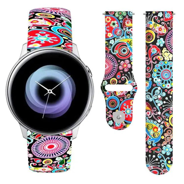 20mm Silicone Strap Reverse Buckle For Galaxy Active2