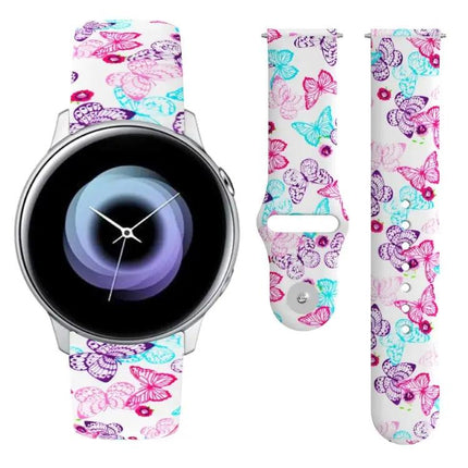 20mm Silicone Strap Reverse Buckle For Galaxy Active2