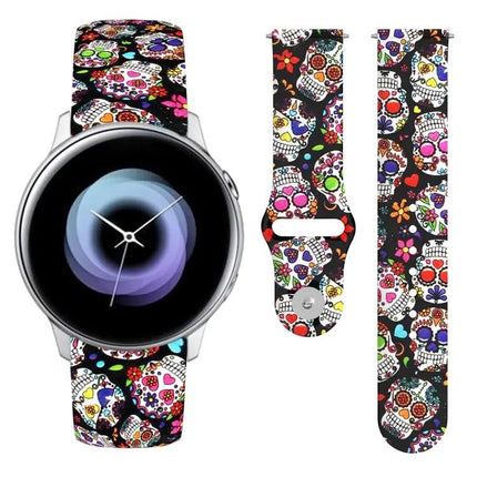 20mm Silicone Strap Reverse Buckle For Galaxy Active2