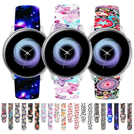 20mm Silicone Strap Reverse Buckle For Galaxy Active2