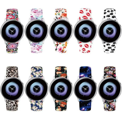 20mm Silicone Strap Reverse Buckle For Galaxy Active2
