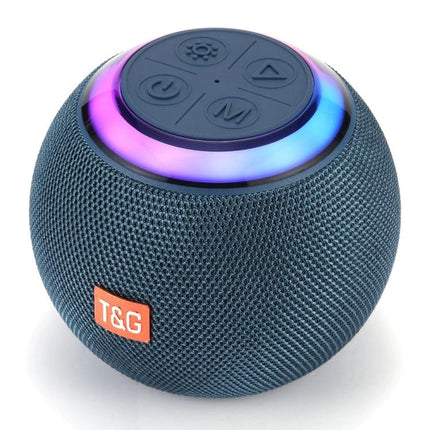 TG Portable Wireless Speaker For Outdoor Gatherings And Relaxation compact Bluetooth 5.3 speaker with LED ring and fabric finish