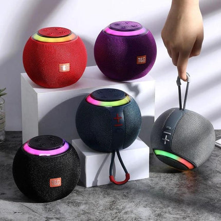 TG Portable Wireless Speaker For Outdoor Gatherings And Relaxation compact colorful Bluetooth 5.3 speaker with strap