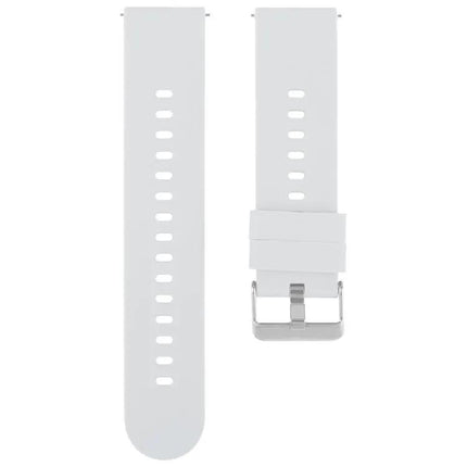 Silicone Watch Band With Steel Buckle 18mm Adjustable