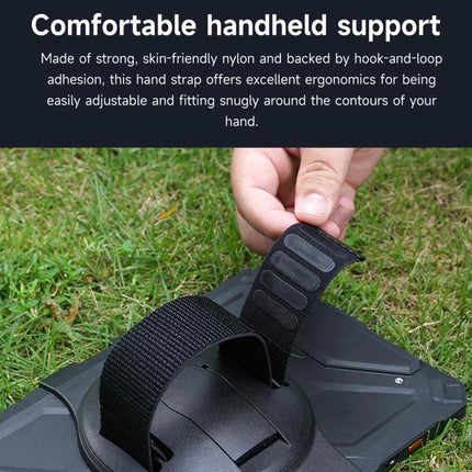 Ulefone Hand Strap Holder for Armor Pad 4 and 4 Ultra Tablet - adjustable 360° rotating nylon hand strap on tablet for secure outdoor use