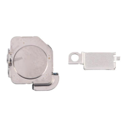 Replacement Part for iPhone Back Cover in Everyday Use - flashlight and mic iron sheet replacement, silver metal component