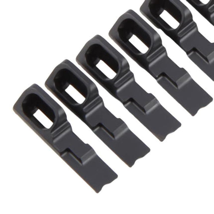 Keep Your iPhone Functional with Replacement Earpiece Bracket for Daily Use - black replacement earpiece brackets displayed in row