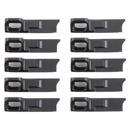 Keep Your iPhone Functional with Replacement Earpiece Bracket for Daily Use - set of 10 black replacement earpiece brackets for iPhone audio repair