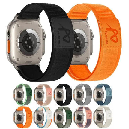 Nylon Loop Band For Apple Watch 38-49mm Adjustable