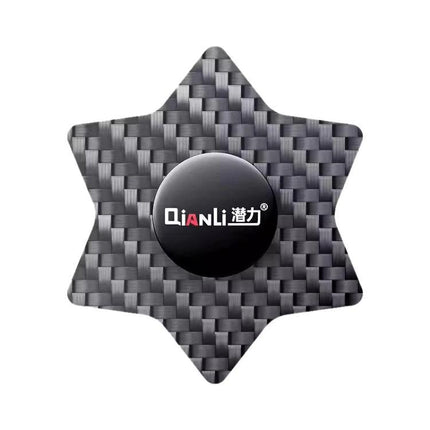 Qianli Multifunctional Carbon Fiber Prying Tool for Devices star-shaped carbon fiber pry tool with QianLi logo, 0.2mm thin safe prying for smartphone repairs