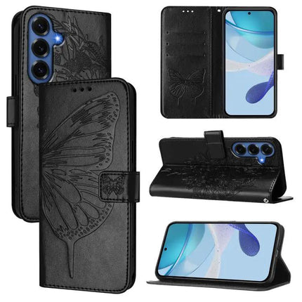 Embossed Butterfly Leather Case For Samsung S26 Series