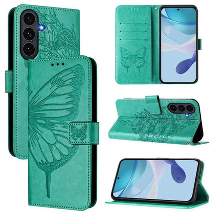Embossed Butterfly Leather Case For Samsung S26 Series