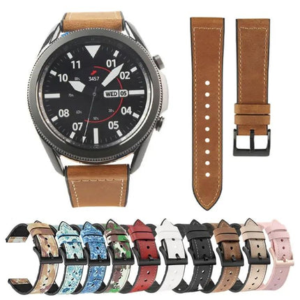 TPU Leather Replacement Strap Samsung Galaxy Watch 3 41mm