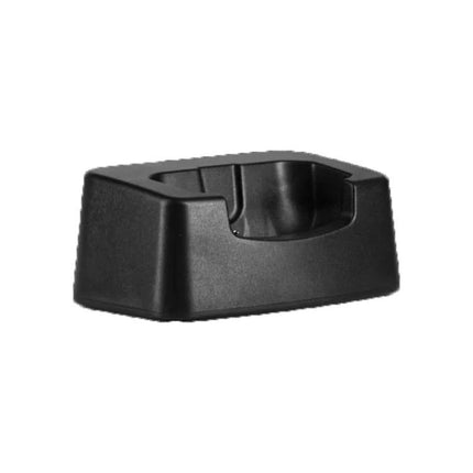AGM Type-C Dock for Everyday Desk Phone Charging and Holding in black, compact charging cradle holding smartphone at viewing angle
