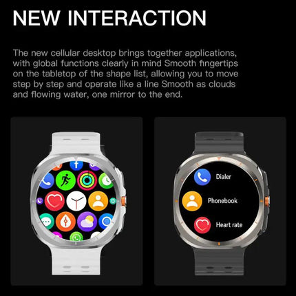 Bluetooth Smartwatch With 1.51 Inch Screen And Heart Monitor