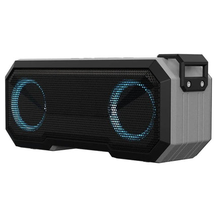 Waterproof Portable Bluetooth Speaker For Beach Camping And Backyard with IPX7 LED lights Bluetooth 5.0 TF USB FM radio
