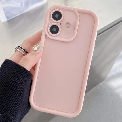 iPhone Case Flexible TPU Protection For Everyday Use - soft pink non-toxic TPU case with raised edges for screen and camera protection