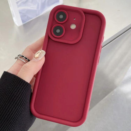 Protective TPU Phone Case for iPhone Everyday Life Protection for Daily Commute and Work Tasks in slim red, flexible TPU resisting scratches and minor impacts