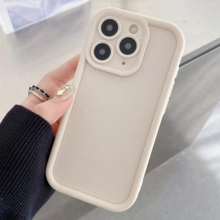 iPhone Case For Everyday Use, Durable Protection For Daily Tasks And Commutes Wherever You Are - beige TPU case with raised edges protecting iPhone 11 camera and screen