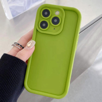 iPhone Case For Everyday Use, Durable Protection For Daily Tasks And Commutes Wherever You Are — lime green TPU slim protective case with raised edges and precise cutouts