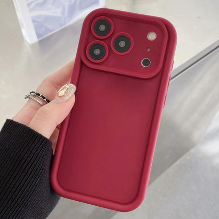 iPhone Everyday Protective Case For Daily Use - slim red TPU phone case protects against scratches and minor drops while staying low-profile