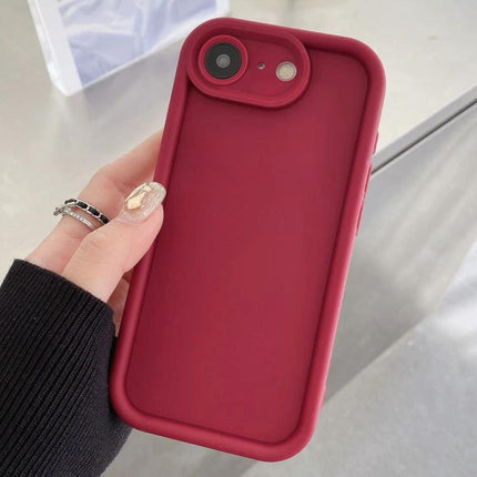 iPhone Everyday Protective Case For Daily Use - slim red flexible TPU case for scratch and drop protection during commuting and desk use
